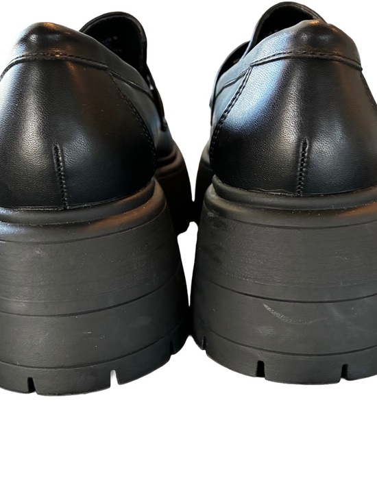 ASOS ALDO Cadaycia Chunky Platform Loafers Black Lug Sole Preppy Size 6 - Picture 6 of 7